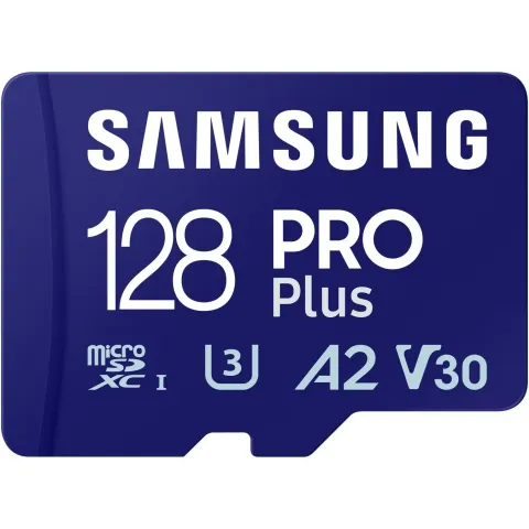 Samsung PRO Plus microSD Card 128GB UHS-I U3 Full HD 4K UHD