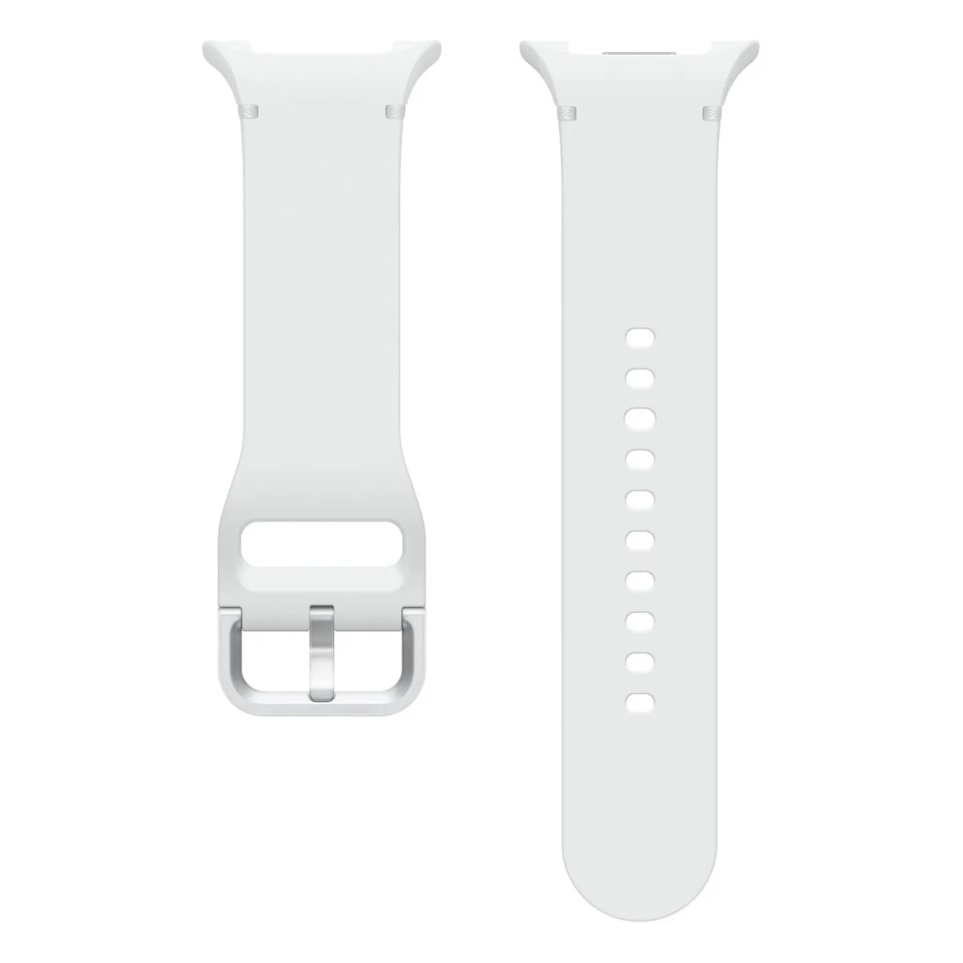 Samsung Sport Band - White S/M Rubber Strap for Galaxy Watch8 & Watch8 Classic