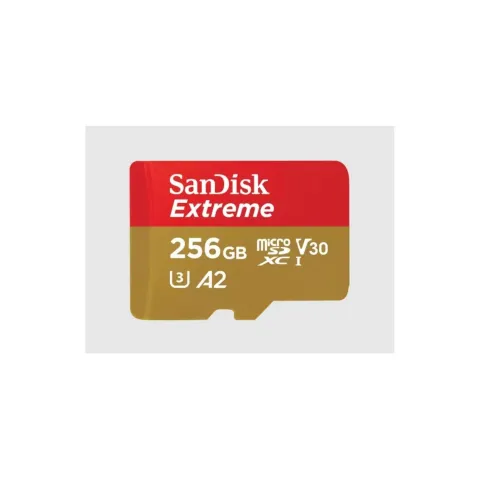 SanDisk Extreme microSDXC 256GB - U3 with Adapter