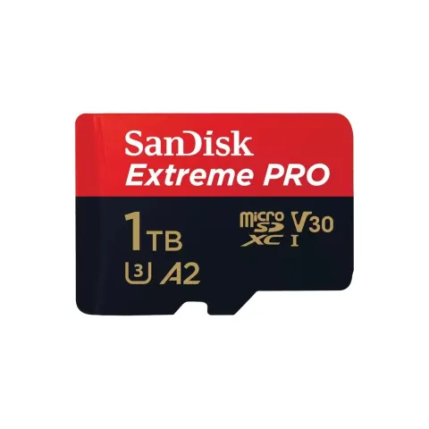 SanDisk Extreme PRO microSDXC - 1TB - Black/Red, 200MB/s Read, 140MB/s Write