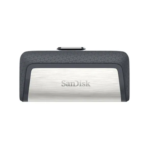 SanDisk Ultra Dual Drive - 128GB - USB 3.2 Gen 1 (USB 3.1) Type-A & Type-C - Black/Silver