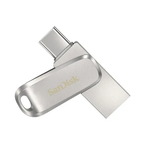 SanDisk Ultra Dual Drive Luxe Type-C - Silver - 256GB USB 3.1 Dual-Connector