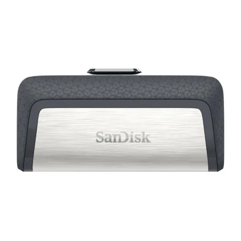 SanDisk Ultra Dual Drive Type-C - 256GB - Dual USB-C/USB-A, USB 3.1, Black & Silver