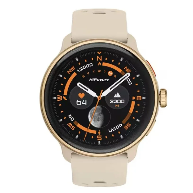 HiFuture Adventure GPS SmartWatch with AMOLED VELA Latte