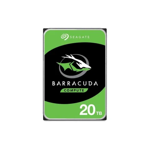 Seagate BarraCuda ST20000DM001 20TB - 7200 RPM 512MB Cache SATA III 6Gb/s 3.5-inch Internal HDD