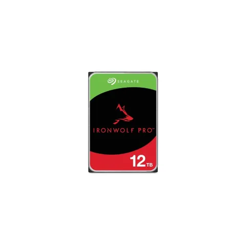Seagate IronWolf Pro 12TB - 7200 RPM 256MB SATA III 3.5" NAS HDD - ST12000NT001