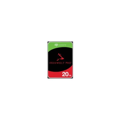 Seagate IronWolf Pro 20TB - ST20000NT001 - NAS HDD 3.5in, 7200 RPM, 256MB Cache, SATA III 6Gb/s
