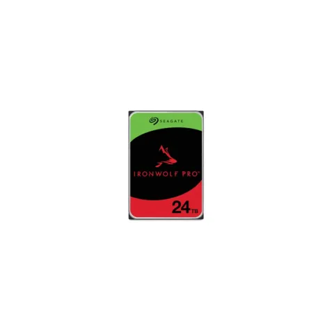 Seagate IronWolf Pro ST24000NT002 - 24TB NAS HDD, SATA III 6Gb/s, 3.5" 7200RPM, 512MB Cache