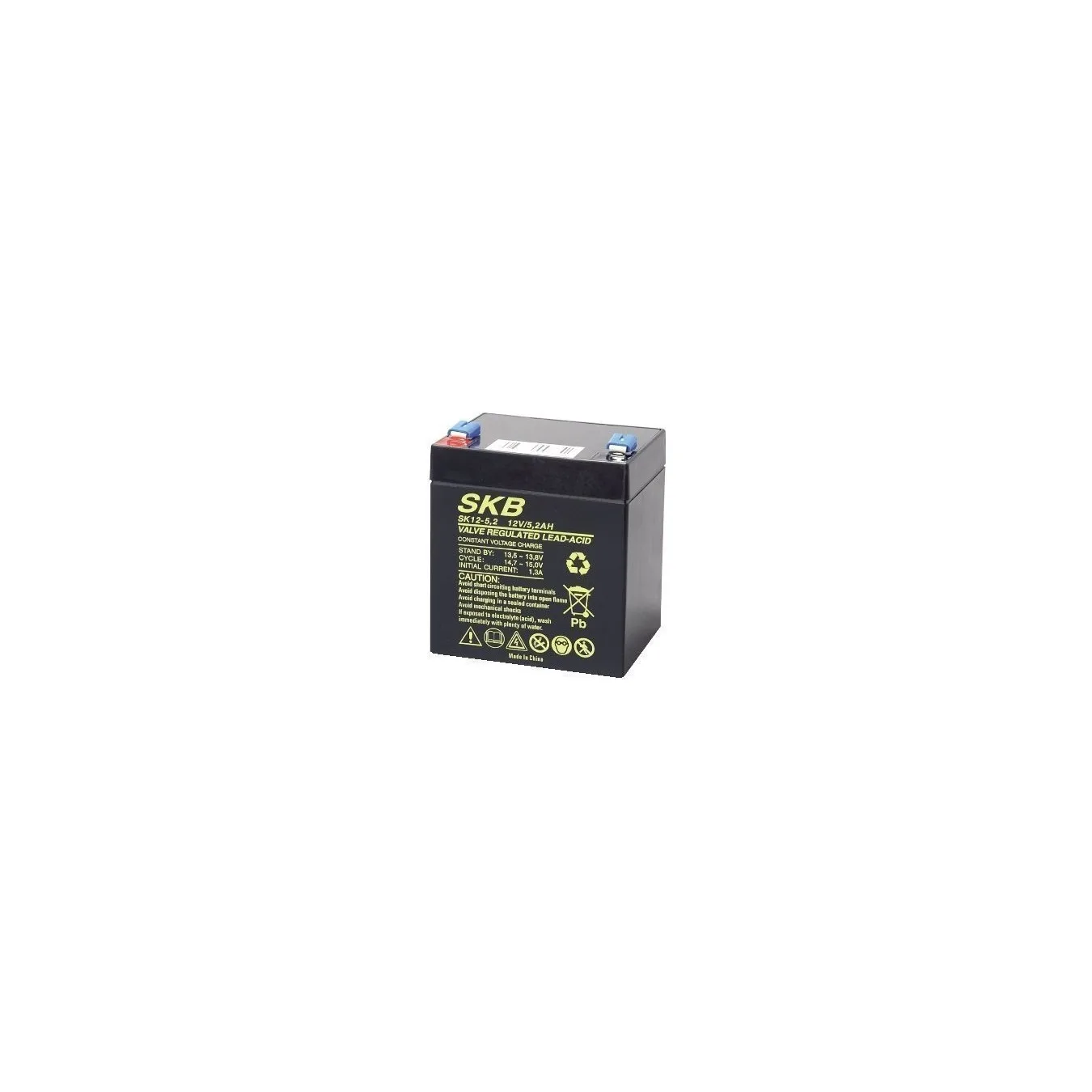 SKB Lead Acid Battery 12V 5.2Ah SK12-52