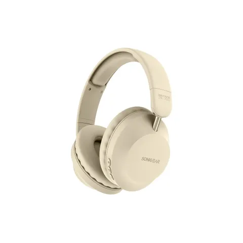 SonicGear Headphones - DNC3000 - Bluetooth AIRPHONE Cream