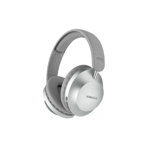 SonicGear Headphones - DNC3000 - Bluetooth AIRPHONE Platinum Silver