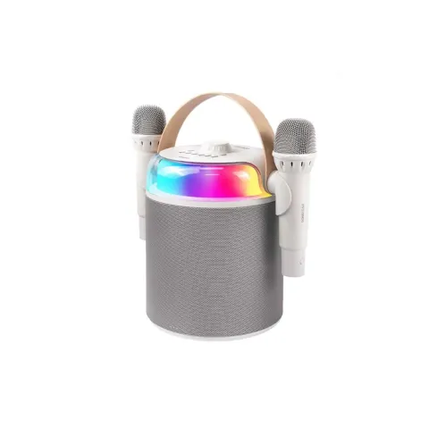SonicGear Portable Karaoke Kids Speaker iOX White - K800 - BT Wireless Dual Mics