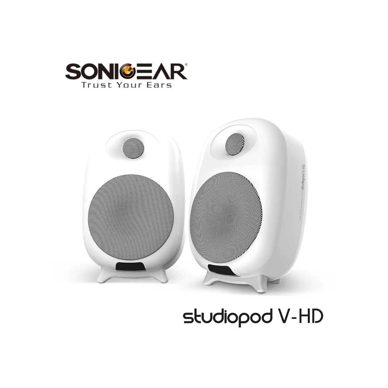 SonicGear StudioPod - V-HD 2.0 - 80W Active Bluetooth Speakers Optical Input & Remote Control