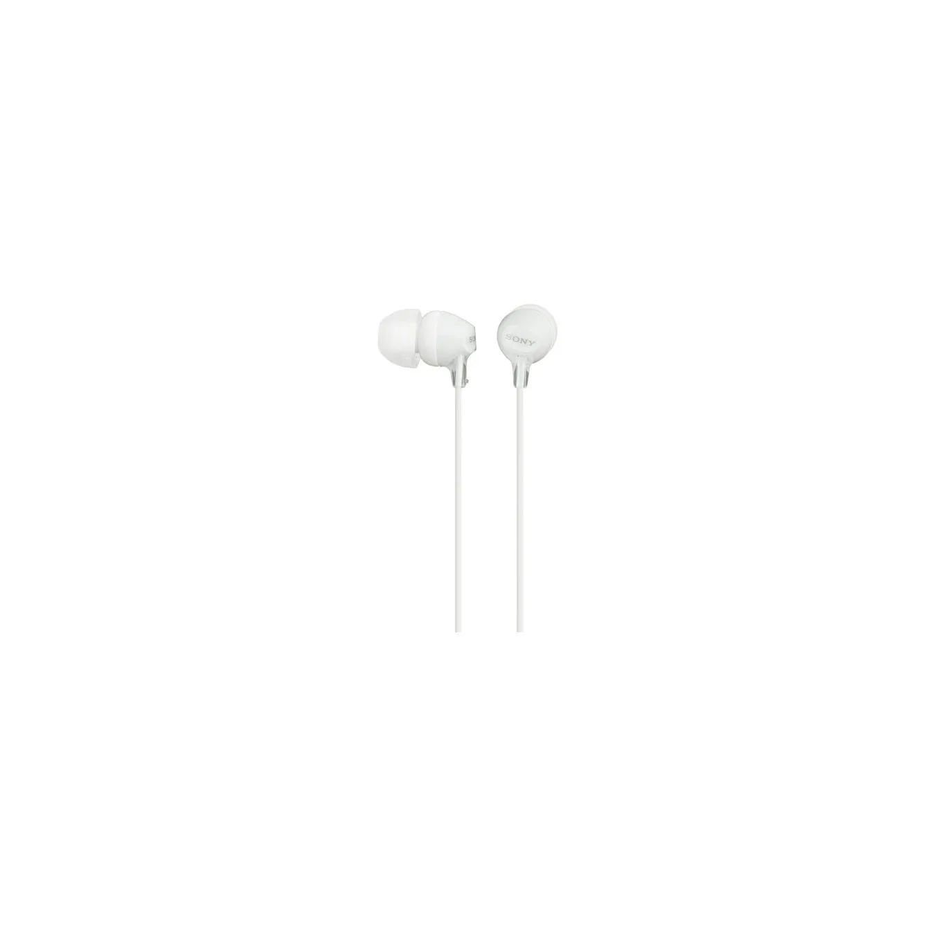 Sony MDR-EX15LPW - MDR-EX15LPW - White, wired 3.5mm in-ear headphones