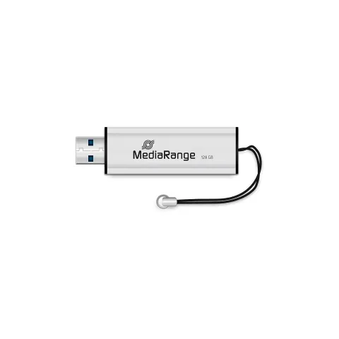 STICK 128GB USB 3.2 MEDIARANGE MR918 USB Type-A Micro-USB - Dia - Schwarz - Silber