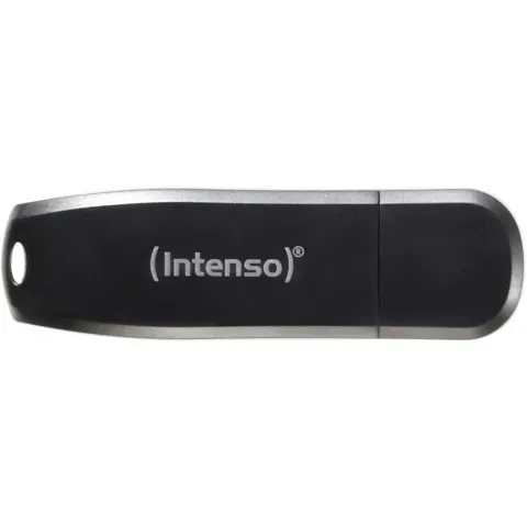 STICK 16GB USB 3.0 Intenso Speed Line Black - 3533470 - Black, 16GB, USB 3.0
