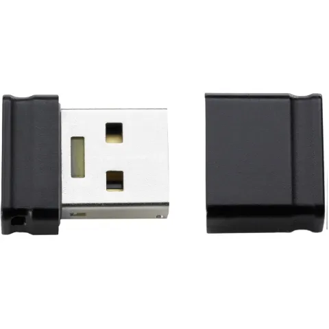 STICK 8GB USB 2.0 Intenso - 3500460 - Black, 8GB, USB 2.0