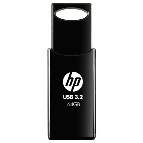 STICK HP 64GB 712w Black USB 3.2 Flash Drive