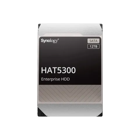 Synology HAT5300 12TB 3.5" SATA III Enterprise NAS HDD - 7200 RPM 256MB Cache - HAT5300-12T