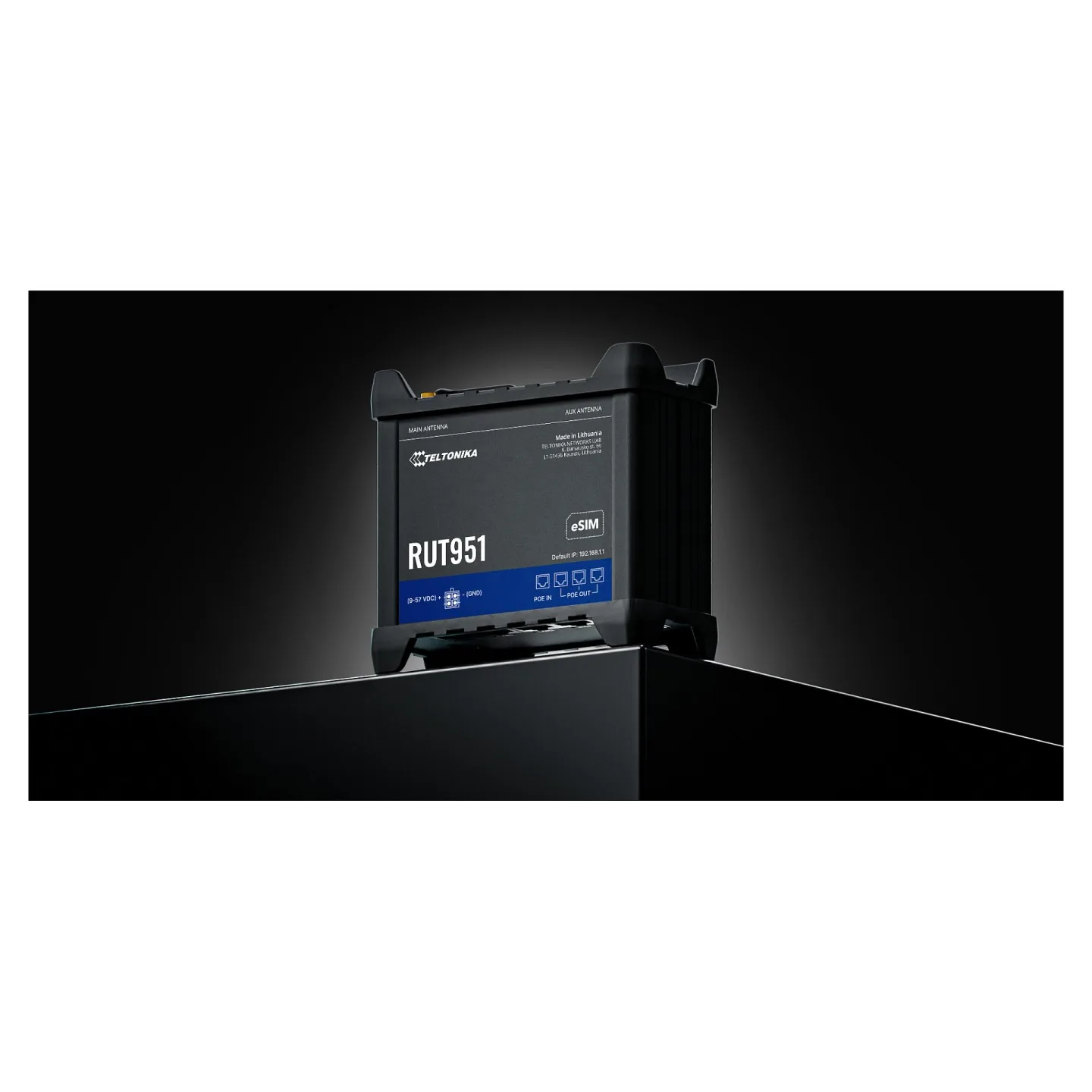 Teltonika · Router · RUT951 PoE + · LTE Modem Router WLAN · PoE+ without PSU