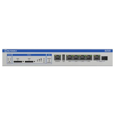Teltonika · Router · RUTXR1 · SFP · LTE · WAN 19