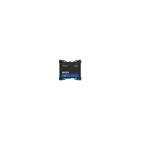 Teltonika RUT976 RedCap 5G Industrial Router - Black, 128MB RAM, 32MB Flash, Wi-Fi 4