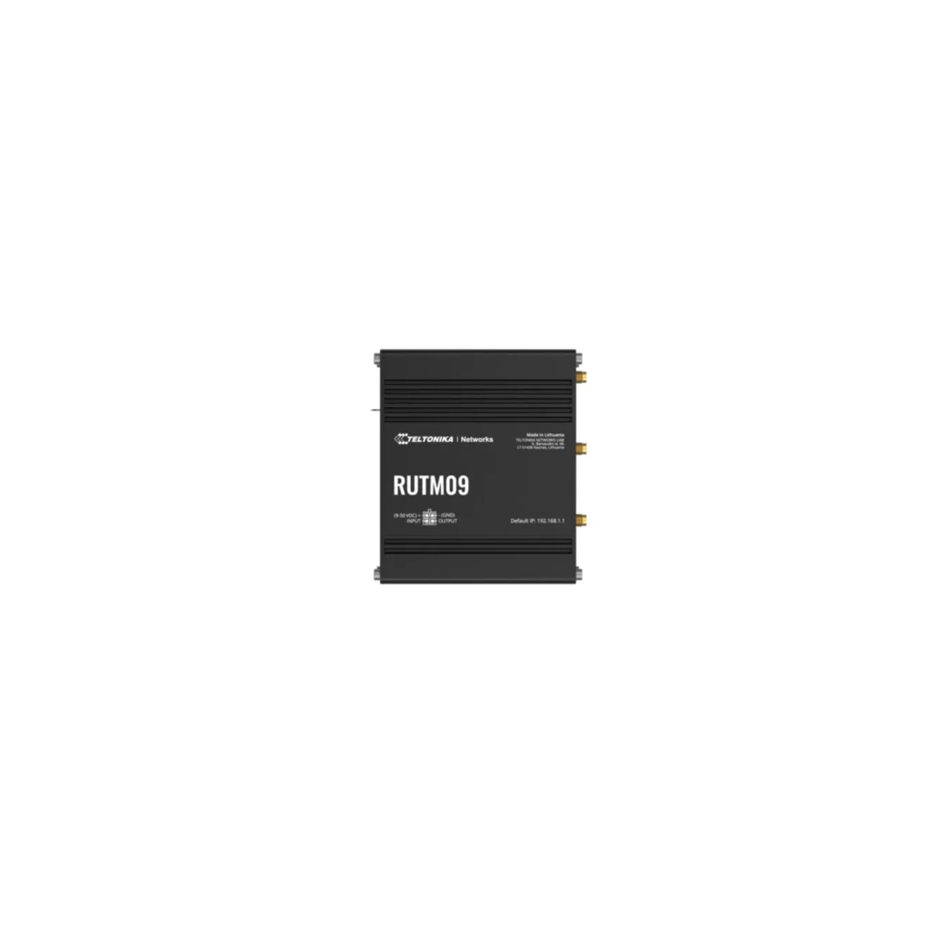 Teltonika RUTM09 - Industrial Wired 4G LTE Router - Dual-SIM, Cat6 300Mbps, 4x Gigabit, GNSS