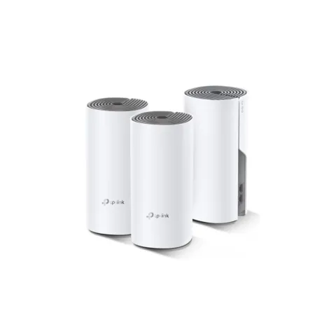 TP-Link Deco E4 - AC1200 Dual-Band Mesh Wi-Fi System (3-Pack) - Up to 4000 sq ft Coverage