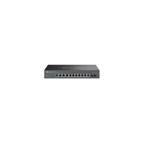 TP-Link Omada Router ER7412-M2 - Black, 1 GB RAM, 128 MB Flash, 2.5G WAN, 2x SFP, 7x LAN, Rack-mount