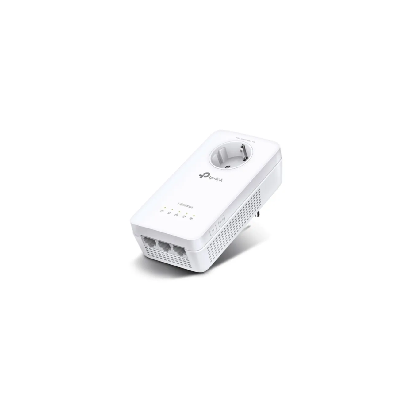 TP-Link Powerline TL-WPA8631P - Dual-Band Wi-Fi 5 AC, Passthrough Socket, 3x Gigabit LAN, White