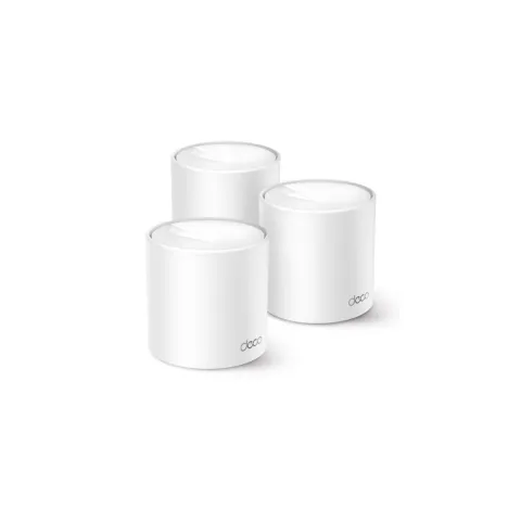 TP-Link WLAN System DECO X10 - DECO X10 - White, 3-Pack, Dual-band Wi-Fi 6, 1500 Mbit/s