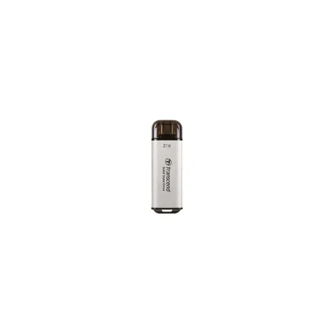TRANSCEND ESD300S 2TB External SSD - ESD300S - USB-C, Silver, 10Gbps