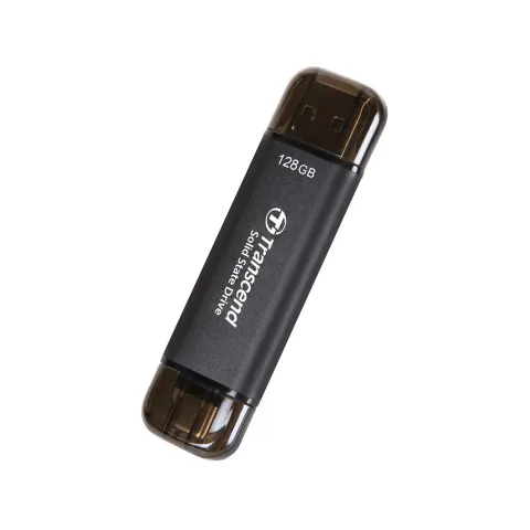 Transcend ESD310C 128GB USB-C Portable SSD - ESD310C - Black, 128GB, USB-C, USB 3.2 Gen2
