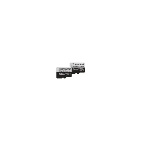 Transcend microSD Card - USD350V - 64GB microSDXC with Adapter