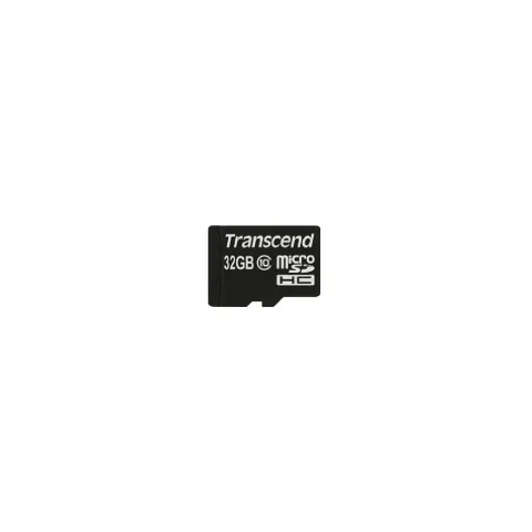 Transcend Premium MicroSDHC Card 32GB - Black, 90 MB/s, Adapter Included