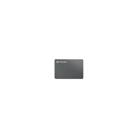 Transcend StoreJet 25C3N - 2TB Portable HDD - Grey, 2.5in, USB 3.1 Gen1, 5400 RPM, Aluminium