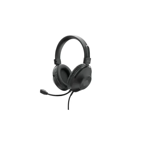 Trust HS-250 USB Headset - Over-Ear Closed, Wired USB, Flexible Boom Mic, 40mm Drivers
