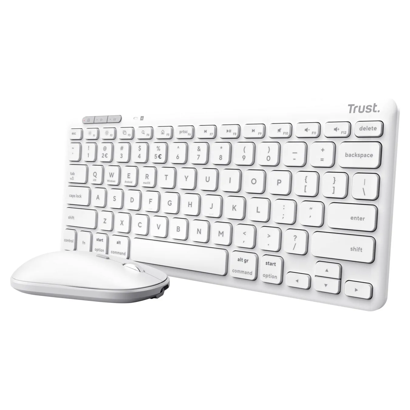 Trust Lyra Wireless Keyboard & Mouse White DE