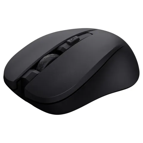 TRUST Mydo Leise optische Maus, Kabellos Reduziert Klickgeräusche um mindestens 90 %