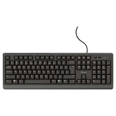 TRUST TK-150 Tastatur. Deutsches QWERTZ - Layout. USB-Anschluss