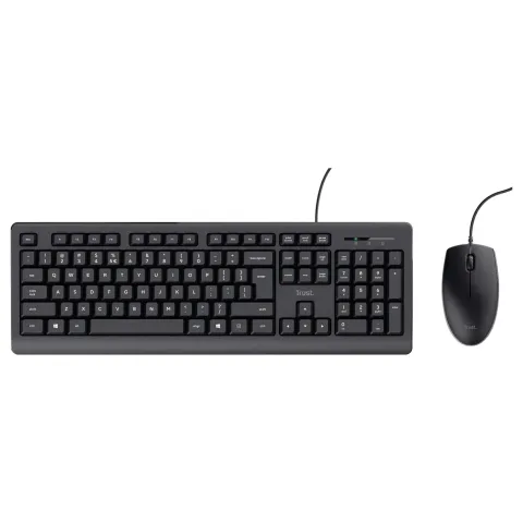 Trust TKM-250 - Tastatur-und-Maus-Set - DE - schwarz