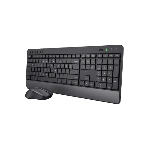 Trust Trezo Comfort kabelloses Tastatur & Maus Set - Deutsches QWERTZ-Layout
