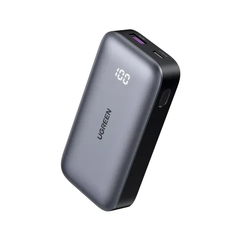 UGREEN 10000mAh Mini Power Bank - 30W Quick Charging, Compact USB-C PD Battery