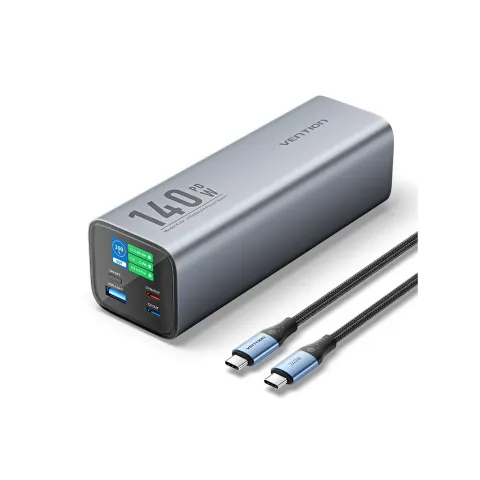 Vention Powerbank 27000mAh 140W 3xUSBC+USB-A - FHVH0 - 27000mAh 140W 3xUSBC+USB-A