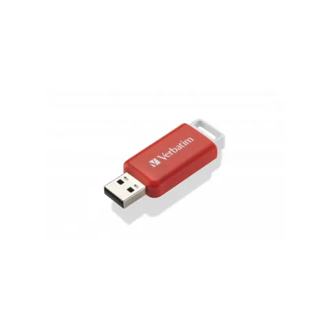 Verbatim DataBar USB 2.0 Flash Drive - 16GB - Red