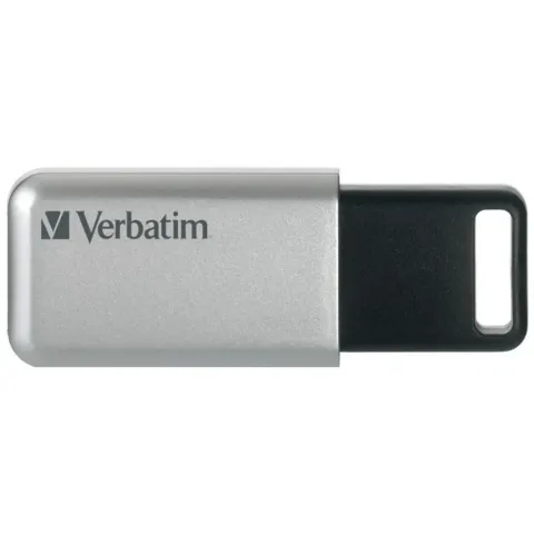 Verbatim Store 'n' Go Secure Pro 64GB USB 3.2 Gen1 USB-A AES-256 - Black/Grey