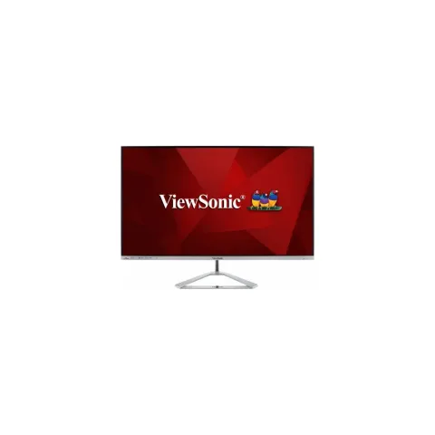 ViewSonic VX3276-MHD-3 - 32" (81.3 cm) IPS Full HD Monitor, 75Hz, 4ms, HDMI/DP/VGA, 2x2W Speakers, Silver