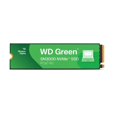 WD Green SN3000 NVMe SSD 500GB - SN3000 - M.2 2280 NVMe PCIe Gen3 x4