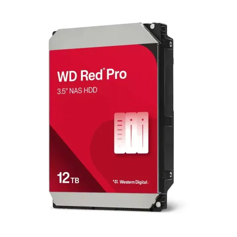 WD Red Pro 12TB - WD122KFBX - 3.5 inch SATA III 6Gb/s NAS HDD, 7200 RPM, 512MB Cache