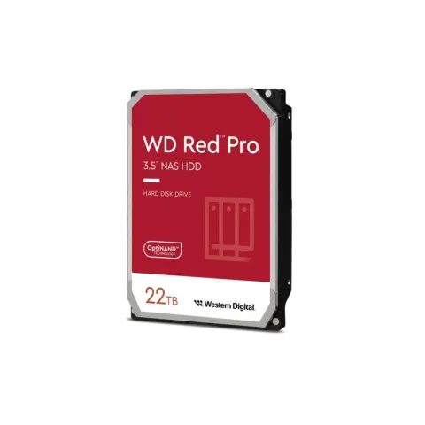WD Red Pro NAS HDD WD221KFGX 22TB 3.5" SATA III 7200RPM 512MB